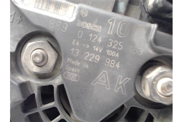 Recambio de alternador para opel zafira 1.6 referencia OEM IAM 13229954 0124325163 