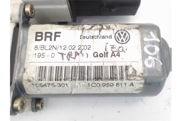 Recambio de motor elevalunas trasero izquierdo para volkswagen golf iv berlina (1j1) referencia OEM IAM (1C0959811A) (105406-301