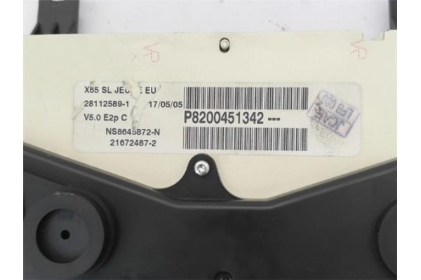 Recambio de cuadro completo para renault clio ii fase ii (b/cb0) 1.4 authentique referencia OEM IAM 8200451342  
