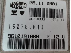 Recambio de centralita para peugeot 106 (s1) 1.1 referencia OEM IAM 9610191080 G6110B019610191080 
