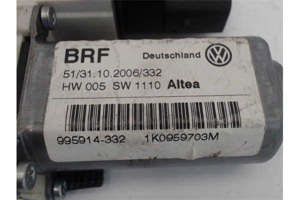 Recambio de motor elevalunas trasero izquierdo para seat toledo (5p2) referencia OEM IAM (1K0959703M) (973624-105) 