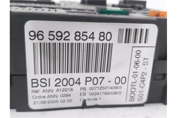 Recambio de bsi para citroen c3 1.4 hdi referencia OEM IAM 9659285480  
