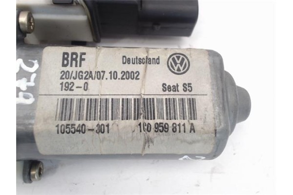 Recambio de motor elevalunas trasero izquierdo para seat leon (1m1) referencia OEM IAM 1C0959811A 105405-301 