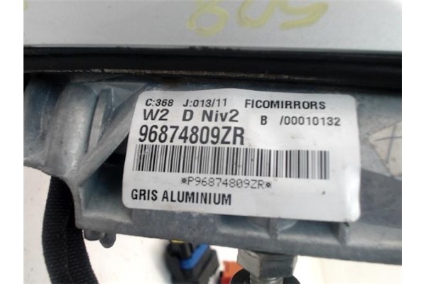 Recambio de retrovisor electrico derecho para peugeot 508 2.0 allure referencia OEM IAM 8154SJ 96874809ZR 