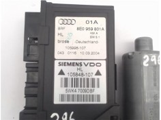 Recambio de motor elevalunas trasero izquierdo para audi a4 avant (8e) referencia OEM IAM 8E0959801A 105848-107/5WK47009DBF 