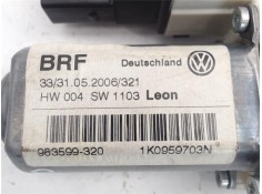 Recambio de motor elevalunas trasero izquierdo para seat leon (1p1) referencia OEM IAM 1K0959703N 973622-101 
