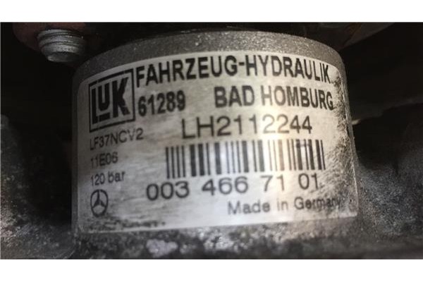 Recambio de bomba servodireccion para mercedes-benz vito / mixto furgón (w639) 111 cdi referencia OEM IAM 0034667101 61289 34667