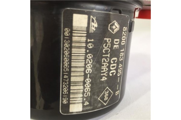 Recambio de nucleo abs para renault laguna ii (bg0) 1.9 dci (bg0g) referencia OEM IAM 8200183495 10020600654 