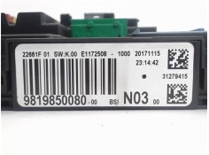 Recambio de caja reles para peugeot 2008 1.6 hdi referencia OEM IAM 9819850080  