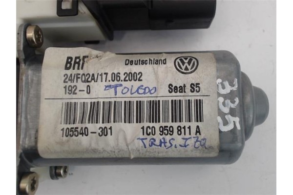 Recambio de motor elevalunas trasero izquierdo para seat toledo (1m2) referencia OEM IAM 1C0959811A 9776105406-301 