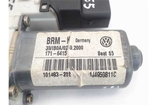 Recambio de motor elevalunas trasero izquierdo para seat leon (1m1) referencia OEM IAM (1J4959811C) (9776101439-203) 1J4959811C 