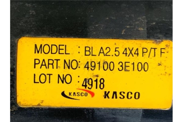 Recambio de cardan delantero para kia sorento (bl) 2.5 crdi referencia OEM IAM 491E+105  