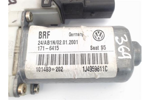 Recambio de motor elevalunas trasero izquierdo para seat leon (1m1) referencia OEM IAM (1J4959811C) (101439-203) 