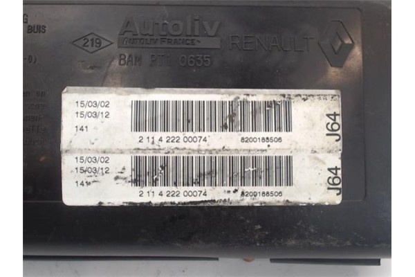 Recambio de airbag lateral delantero derecho para renault megane i berl./ berl. con portón (ba0) referencia OEM IAM 8200188506 2