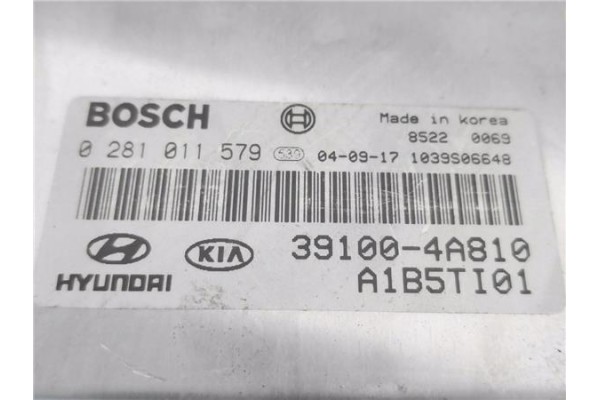 Recambio de centralita para kia sorento (bl) 2.5 crdi referencia OEM IAM 391004A810 281011579 