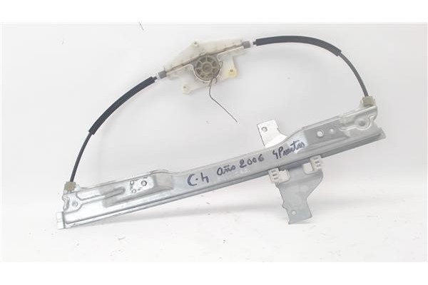 Recambio de mecanismo elevalunas delantero izquierdo para citroen c4 berlina referencia OEM IAM 9647441480 996385101 