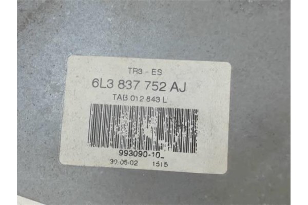 Recambio de elevalunas electrico delantero derecho para seat ibiza (6l1) 1.9 cupra referencia OEM IAM 6L3837752AJ 6L3837756H 