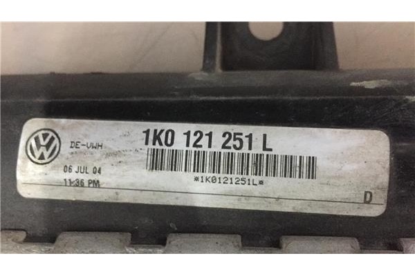 Recambio de radiador para volkswagen caddy (2k) 1.9 furg. referencia OEM IAM 1K0121251L  