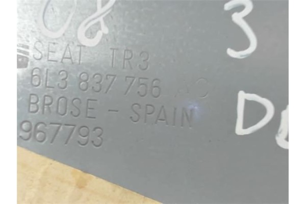 Recambio de elevalunas electrico delantero derecho para seat ibiza (6l1) 1.8 f.r. referencia OEM IAM 6L3837752CR 6L3837756AC 
