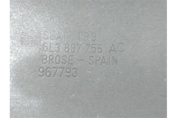Recambio de elevalunas electrico delantero derecho para seat ibiza (6l1) 1.9 f.r. referencia OEM IAM 6L3837752CQ 6L3837756AC 