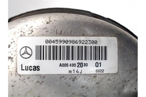 Recambio de servofreno para mercedes-benz clase a (bm 168) 1.6 160 (168.033) referencia OEM IAM A0054304230 TRW0045030217050300 