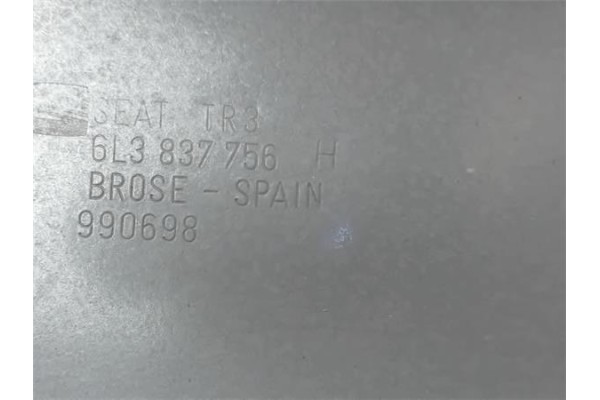 Recambio de elevalunas electrico delantero derecho para seat ibiza (6l1) 1.8 cupra referencia OEM IAM 6L3837752AD 6L3837756H 