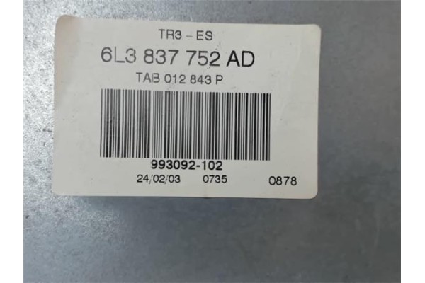 Recambio de elevalunas electrico delantero derecho para seat ibiza (6l1) 1.8 cupra referencia OEM IAM 6L3837752AD 6L3837756H 