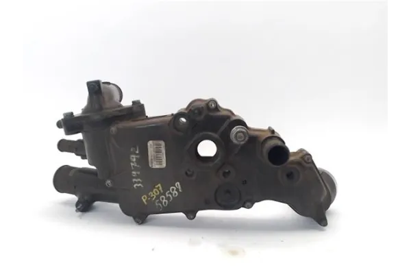 Recambio de carcasa termostato para peugeot 307 break / sw (s1) 2.0 hdi 90 referencia OEM IAM 964321880 0038 