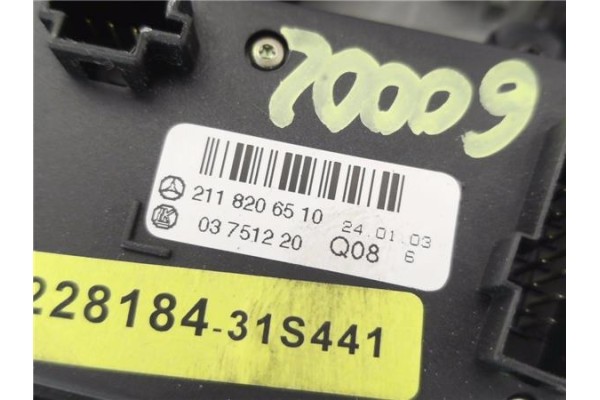 Recambio de pomo palanca cambio para mercedes-benz clase e (bm 211) berlina 3.2 e 320 (211.065) referencia OEM IAM 2118206510  