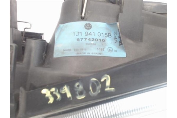 Recambio de faro delantero izquierdo para volkswagen golf iv berlina (1j1) 1.9 tdi referencia OEM IAM 1J1941015B 67742010 