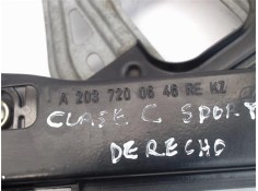 Recambio de mecanismo elevalunas delantero derecho para mercedes-benz clase c (bm 203) sportcoupe referencia OEM IAM   