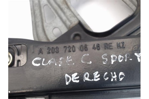 Recambio de mecanismo elevalunas delantero derecho para mercedes-benz clase c (bm 203) sportcoupe referencia OEM IAM   