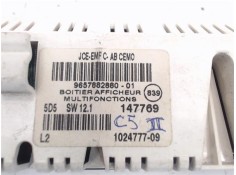 Recambio de reloj horario para citroen c5 berlina referencia OEM IAM 9657882880 147769 