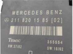 Recambio de centralita cierre para mercedes-benz clase e (bm 211) berlina 3.2 e 320 (211.065) referencia OEM IAM 2118201585  