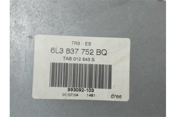 Recambio de elevalunas electrico derecho para seat ibiza (6l1) 1.4 sport rider referencia OEM IAM   