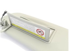 Recambio de parasol derecho para saab 9-3 berlina 1.9 tid referencia OEM IAM 12758499  