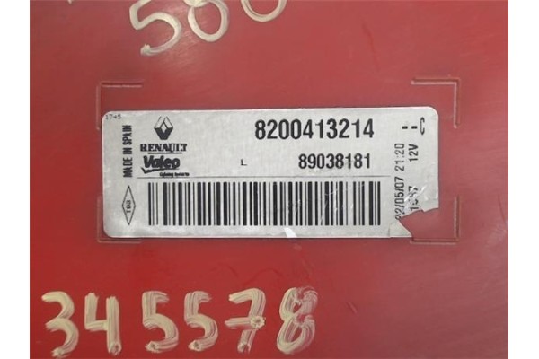 Recambio de piloto trasero izquierdo para renault megane ii (bm0/1_, cm0/1_) 1.5 dci referencia OEM IAM 8200413214 2231228 