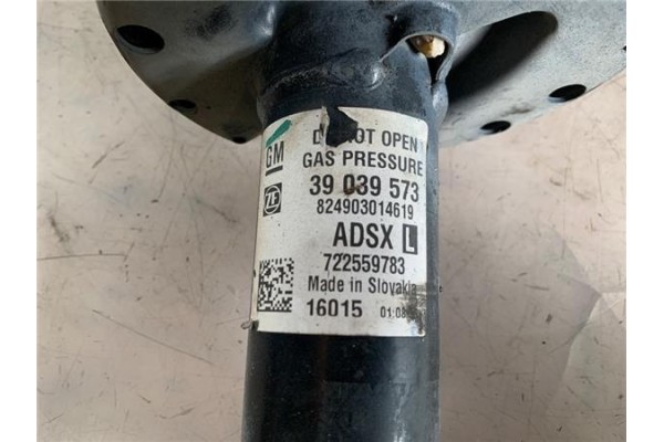 Recambio de amortiguador delantero izquierdo para opel astra k berlina 5p 1.6 dynamic referencia OEM IAM 722559783  
