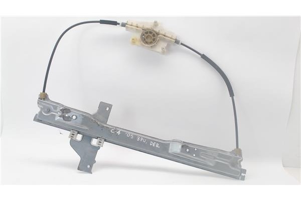 Recambio de mecanismo elevalunas delantero derecho para citroen c4 coupe referencia OEM IAM 9222V0 37542 