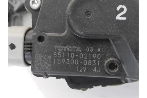 Recambio de motor limpiaparabrisas trasero para toyota auris (e15) 2.0 d-4d referencia OEM IAM 8511002190 1593000831 