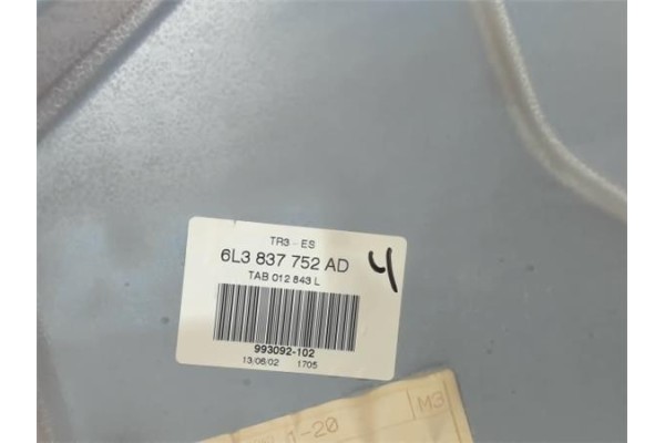 Recambio de elevalunas electrico delantero derecho para seat ibiza (6l1) referencia OEM IAM 6L3837752  