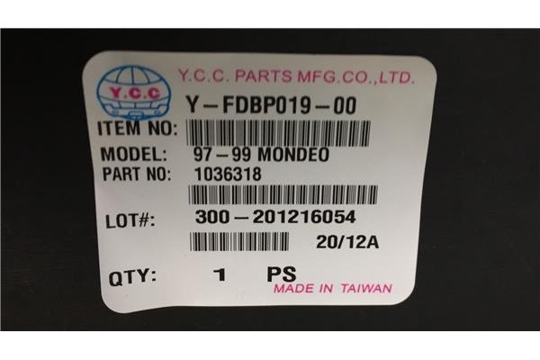 Recambio de paragolpes trasero para ford mondeo ii (bap) 1.8 i referencia OEM IAM YFDBP01900 1036318 