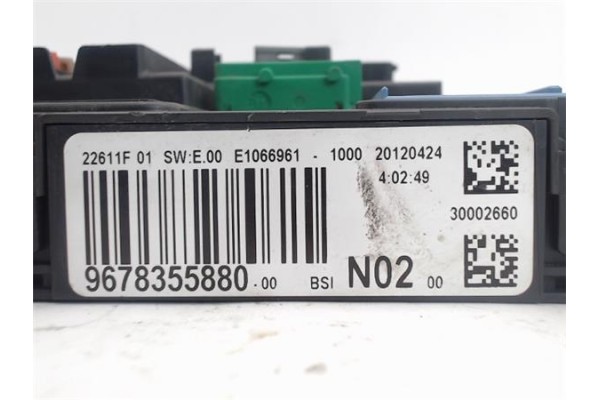 Recambio de centralita para peugeot 208 1.4 active referencia OEM IAM 9678355880  