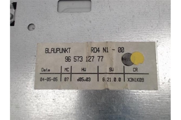 Recambio de radio / cd para citroen c5 berlina referencia OEM IAM 9657312777 7644054392 