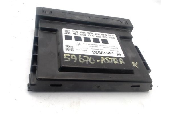 Recambio de centralita para opel astra k berlina 5p 1.6 dynamic referencia OEM IAM 13510523  