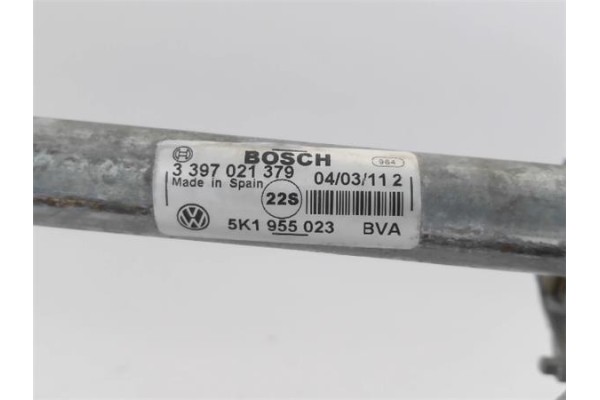 Recambio de motor limpiaparabrisas delantero para volkswagen golf vi (5k1) 1.6 advance referencia OEM IAM 5K1955023 3397021379 