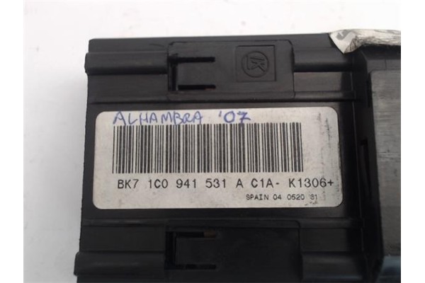 Recambio de mando de luces para seat alhambra (7v9) referencia OEM IAM (1C0941531A)  