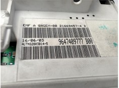 Recambio de reloj horario para peugeot 206 1.4 i referencia OEM IAM 9647409777 02432219901022 