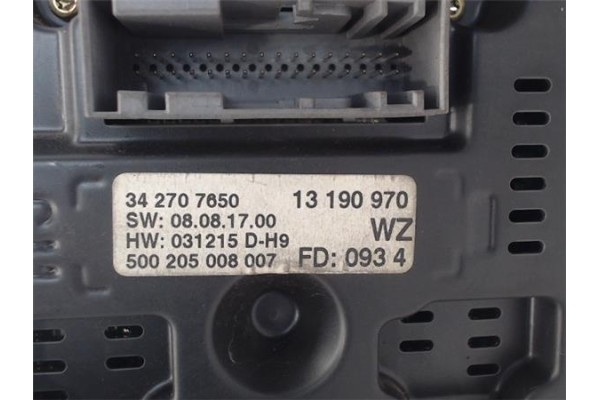 Recambio de reloj horario para opel vectra c berlina 2.2 dti 16v referencia OEM IAM 342707650 500205008007 