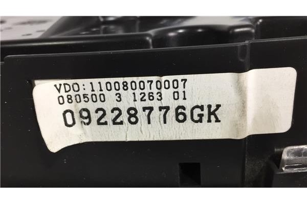 Recambio de cuadro completo para opel zafira a 1.8 16v referencia OEM IAM 09228776GK 110080070007 